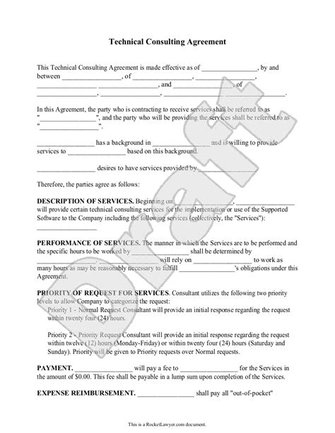 Short Consulting Agreement Template - Sfiveband.com