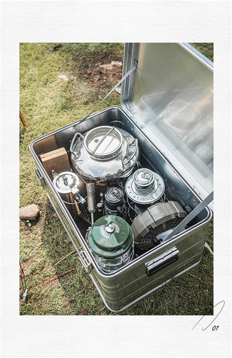 Naturehike Outdoor Camping Glamping Multi Function Storage Cases Large Capacity Aluminum Alloy