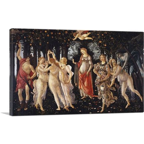 Artcanvas La Primavera Allegory Of Spring By Sandro Botticelli