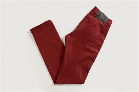 Naked Famous X Blue Owl Collaboration Red Selvedge Chino