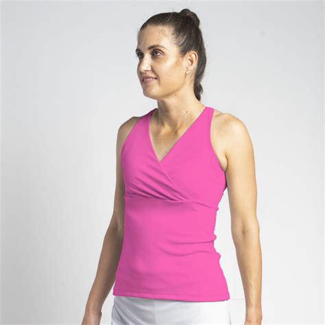 Racerback Top Pink Solid