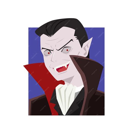 Premium Vector Count Dracula Showing His Fangs Illustration