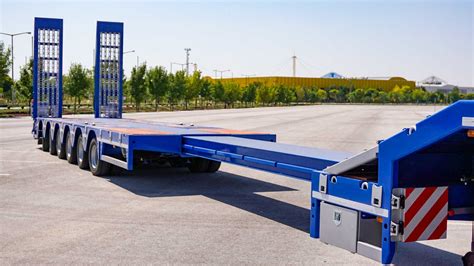 6 Axle Extendable Lowbed Is Produced By STU Trailers