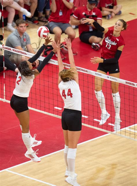 Photos Nebraska Volleyball Ushers In Season With Annual Red White