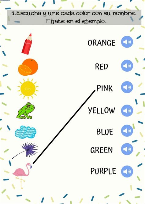 Colours Interactive Worksheet Colores En Ingles Material Escolar