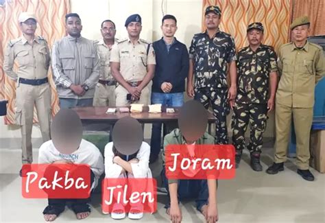 Police Arrest Three Drug Peddlers The Arunachal Times