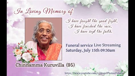 Funeral Service Of Chinnamma Kuruvilla YouTube