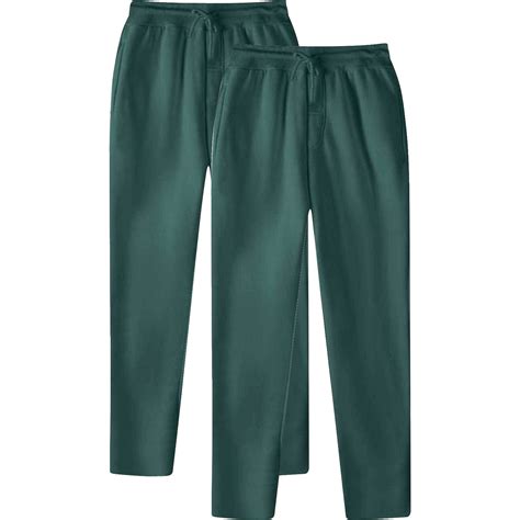 2 Pack Mens Casual Jogger Pants Mens Cotton Sweatpants With Pockets