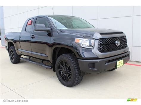 Midnight Black Metallic Toyota Tundra Tss Off Road Double Cab