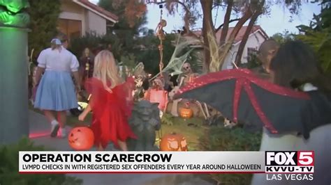 Operation Scarecrow Las Vegas Police Check In With Sex Offenders Ahead