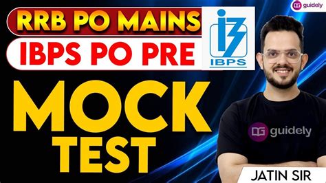 Ibps Rrb Po Mains Ibps Po Pre Mock Test Problem Solution