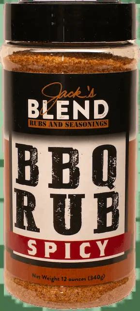 Bbq Rub Spicy Jacks Blend Rubs And Seasonings