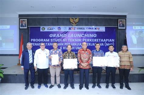Universitas Pancasila Grand Launching Program Studi Perkeretaapian
