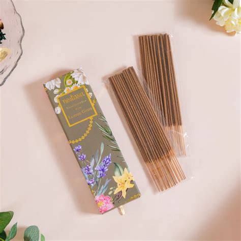 Lemongrass Scented Incense Sticks Pack Of 50 Online Premium Devotion Nestasia