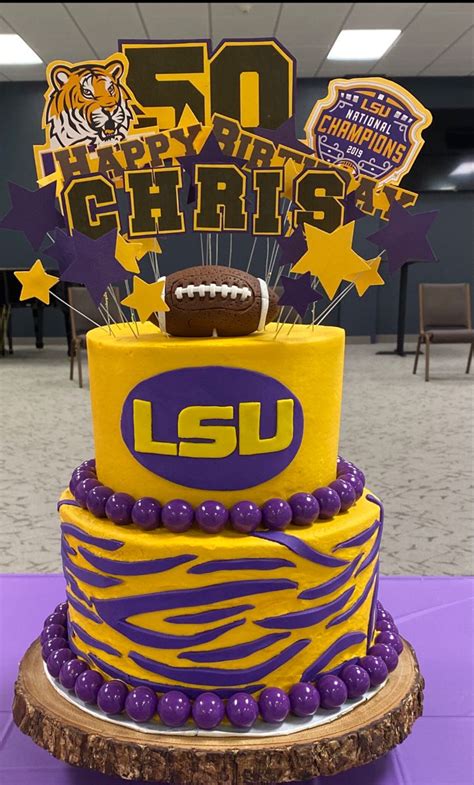 Lsu Tigers Birthday Cake Tiger Birthday Birthday Cake Graduation Cakes