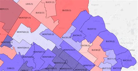 Pa Maps Is Voting Helen Gym On Twitter Central Bucks And Upper Montgomery Have A Lot Of Blue