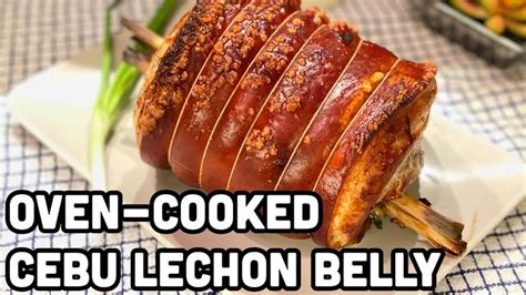 Homemade Oven Cooked Cebu Lechon Belly Roasted Pork Belly How To