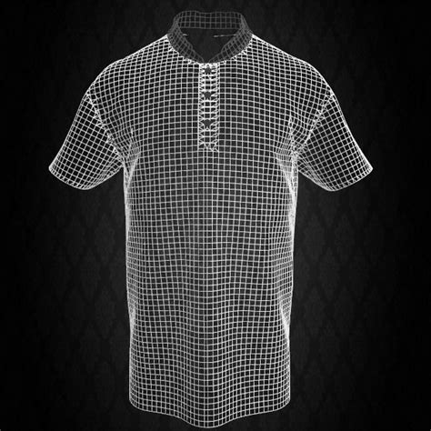 Men Polo Shirt 3d Model Cgtrader