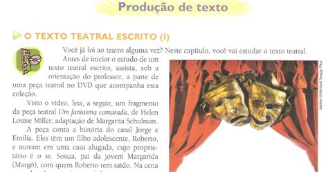 No Texto Teatral Como é Introduzida A Fala Dos Personagens BRAINCP