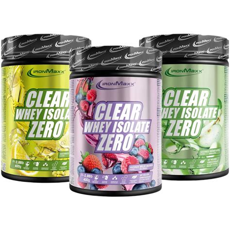 IronMaxx Clear Whey Isolate Zero 400 G Dose Bei Metasport