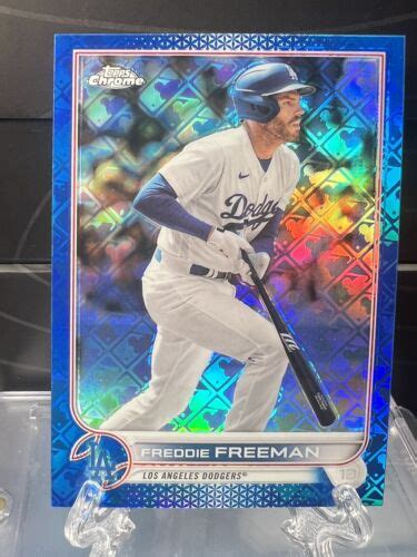 2022 Topps Chrome Logofractor Edition Blue Refractor 107150 Freddie