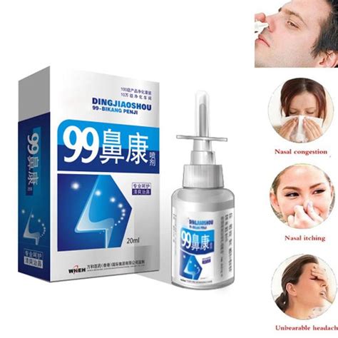 20ml Chinese Traditional Medical Herb Spray Nasal Spray Rhinitis Treatment Nose Care Chronic