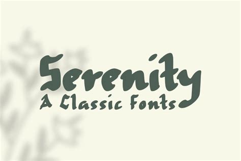 Download Serenity Font For Free Font Studio