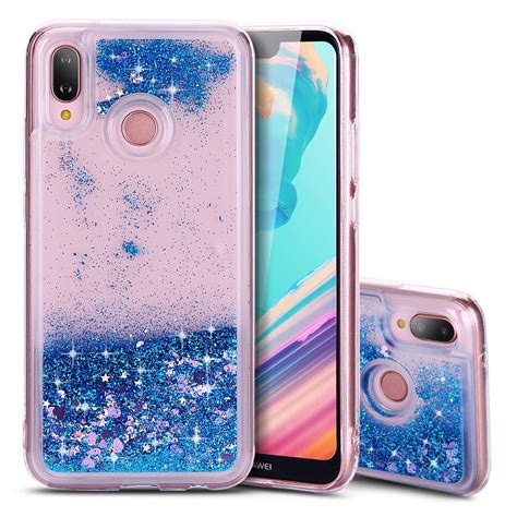 MoEvn Huawei P20 Lite Hülle Crystal Clear Glitzer Amazon de Elektronik