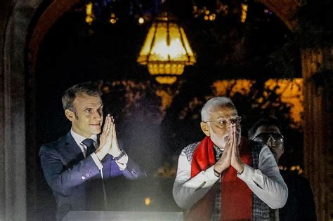 En Inde Emmanuel Macron Est Linvit Dhonneur Dun D Fil Militaire