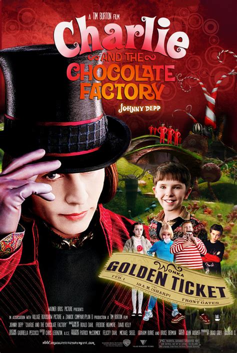 Charlie and the Chocolate Factory movie poster on Behance