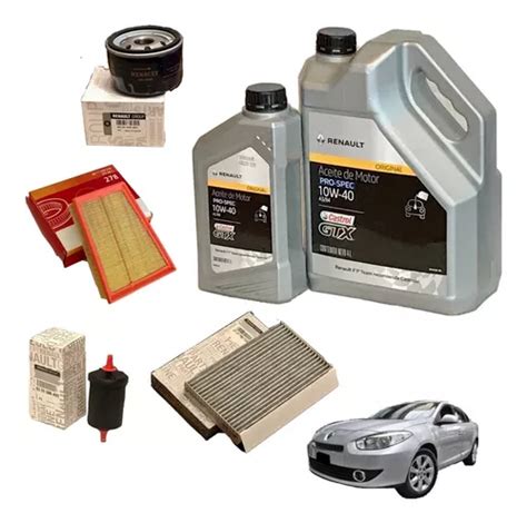 Kit Filtros Y Aceite W Castrol Fluence K M Service