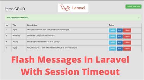 How To Make Flash Message With Session In Laravel 9 Auto Flash Message