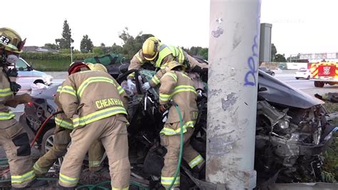 High Speed Crash Leaves One Dead Another Injured In Anaheim Youtube