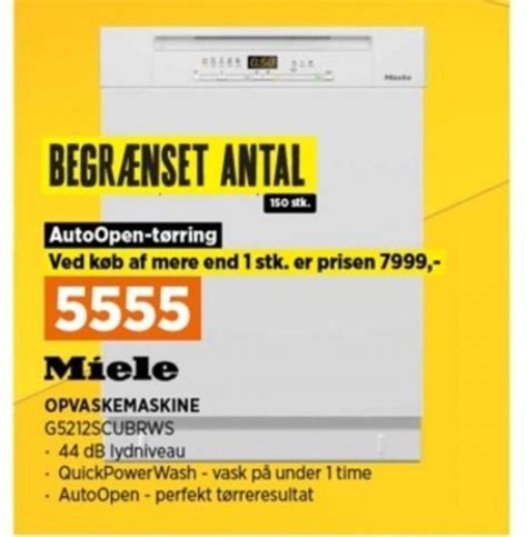 Miele Opvaskemaskine Power 2021 Alle Tilbudsavis