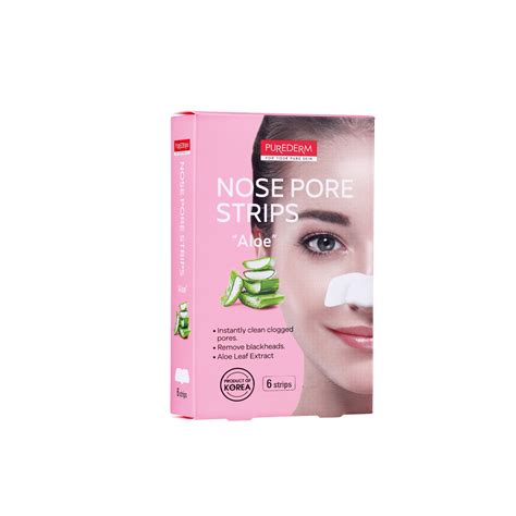 Tiras De Limpieza De Nariz X 6 NOSE PORE STRIPS PUREDERM Gloria