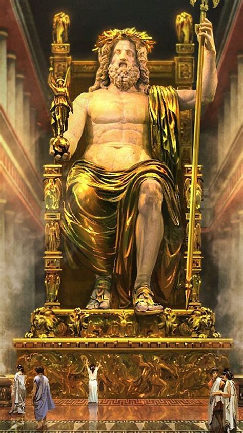 Estatua De Zeus En Olimpia Zeus Mitologia Griega 7 Maravillas