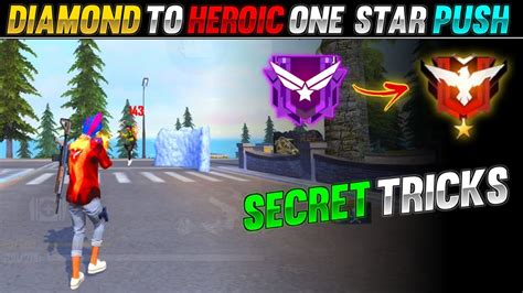 Diamond To Heroic One Star Pushing In 1 Day Free Fire Rank Up Fast Rank Push Tips And Tricks