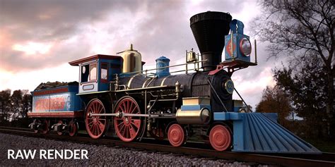 Jupiter Steam Locomotive 3D Model $129 - .max .fbx .obj - Free3D