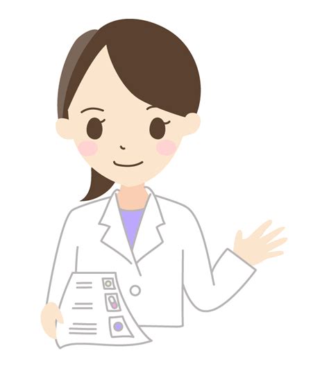 薬剤師（女性）のイラスト 無料のフリー素材 イラストエイト