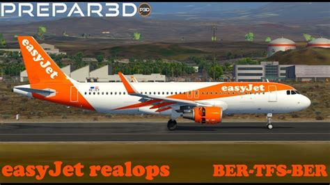 Prepar3Dv5 3 LIVE FSlabs A320 214 OE ICT EasyJet Realops LONGHAUL BER