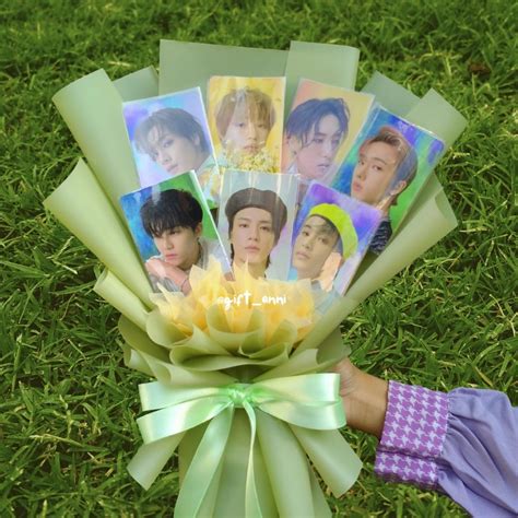 Jual Buket Bouquet Photocard Pc Idol Kpop Premium Nct Exo Bts Blackpink