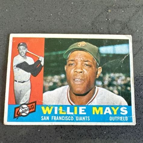 Topps Willie Mays Hof Say Hey Sf Giants Ebay