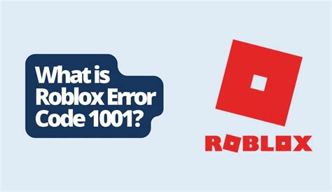 What Is Roblox Error Code 1001 In 2023 What Is Roblox Error Code Coding