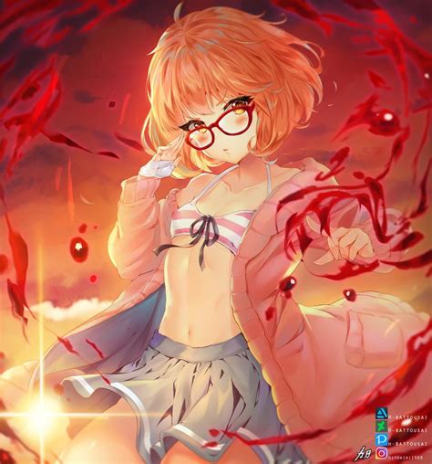 Kuriyama Mirai Kyoukai No Kanata Drawn By Hitokiribattousai Danbooru