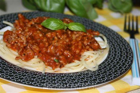 Spaghetti Z Mi Sem Mielonym I Sosem Pomidorowym Przyslijprzepis Pl