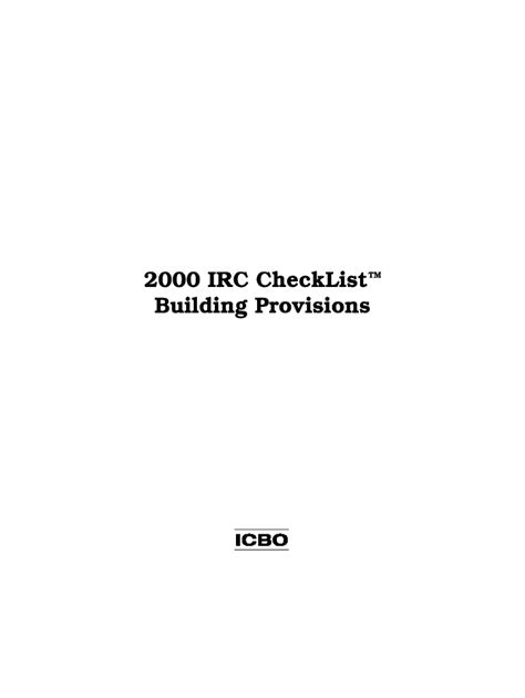 Fillable Online Irc Checklist Selectsoft Fax Email Print Pdffiller