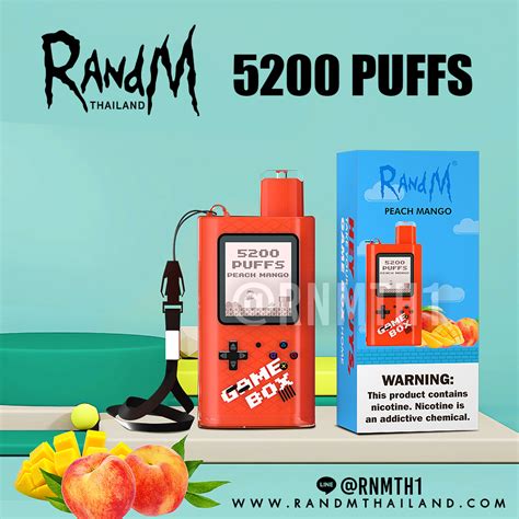 Randm Tornado 6000 Puffs Randmthailand จำหน่ายพอตใช้แล้วทิ้ง Randm