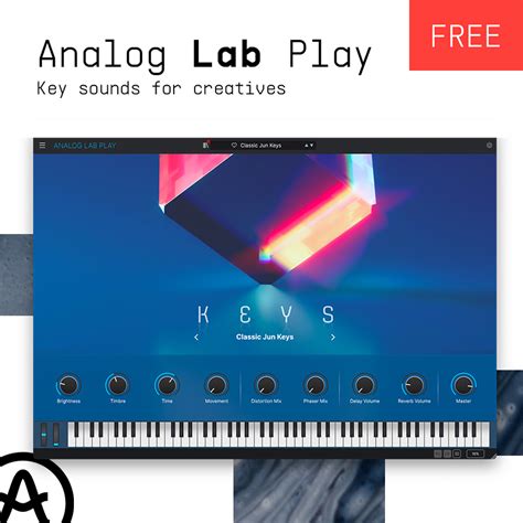 Arturia presenta Analog Lab Play la versión gratuita de Analog Lab