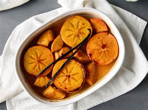 Honey Baked Persimmons Au