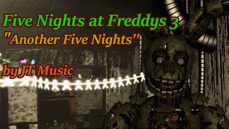 [sfm Fnaf] Another Five Nights By Jt Music Short Youtube